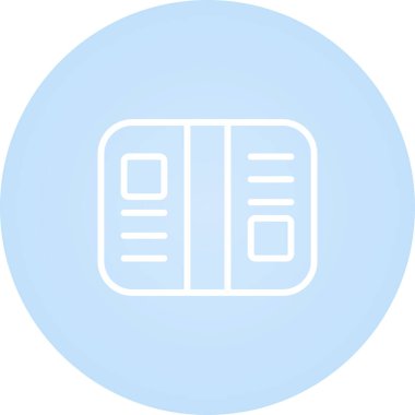 Kutu simgesi vektör illüstrasyonu