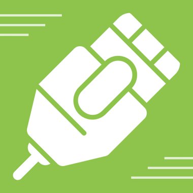 Ethernet Kablo simgesinin vektör illüstrasyonu