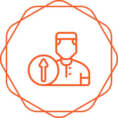 kullanıcı. Web simgesi basit illüstrasyon
