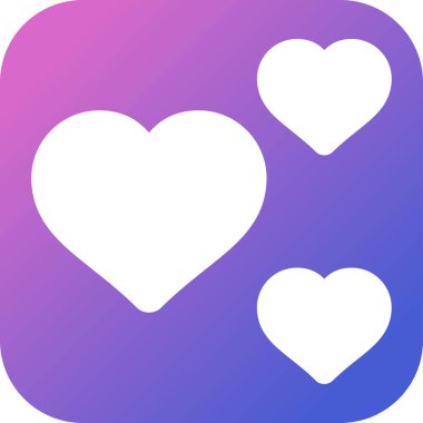 Kalplerin vektör illüstrasyonları 