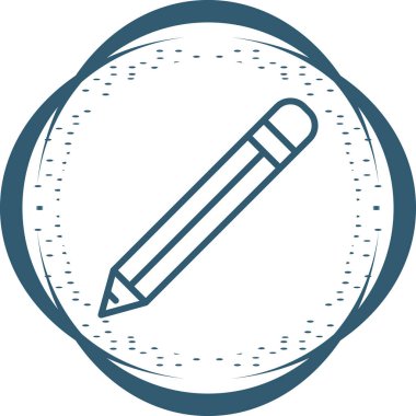 Kalem. Web simgesi basit tasarım