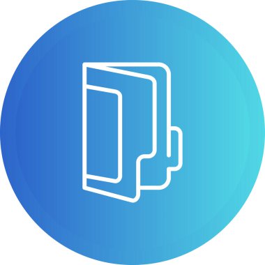 dizin web simgesi, basit vektör illüstrasyonu