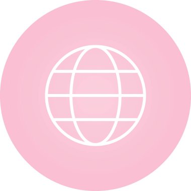 Globe web simgesinin illüstrasyonu 