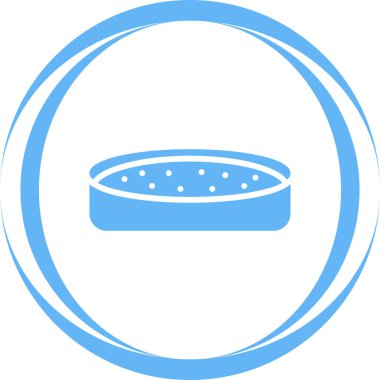 Petri Çanağı ikon vektör illüstrasyonu 