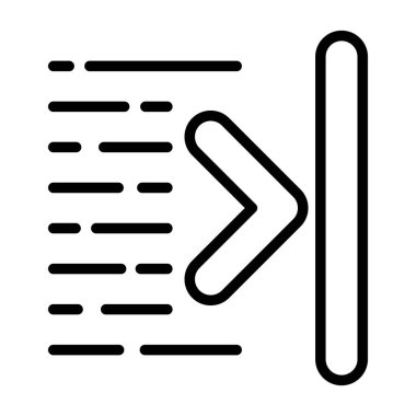 Geçiş simgesinin vektör illüstrasyonu