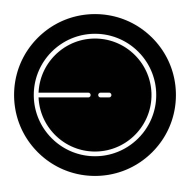 Çember olun. Web simgesi basit tasarım