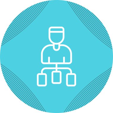 Kullanıcı Akımı simgesi vektör illüstrasyonu