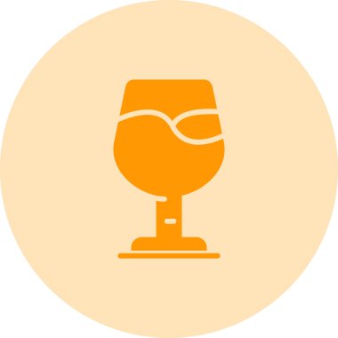 şarap cam ağ basit simgesi