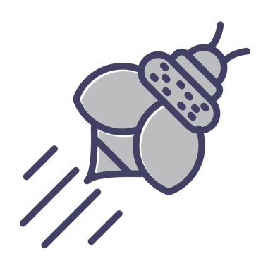 Arı böceği simgesinin web illüstrasyonu