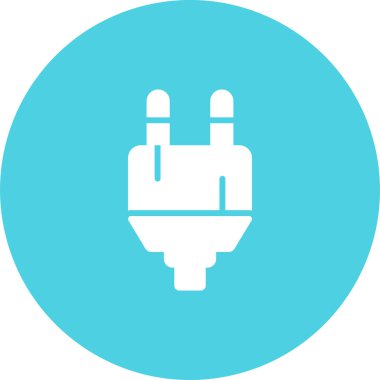 elektrik dolgu simgesi web illüstrasyonu