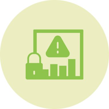 Risk simgesinin vektör çizimi 