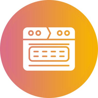 tarayıcı simgesi vektör illüstrasyonu