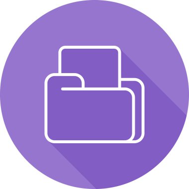 belge web simgesi vektör illüstrasyonu