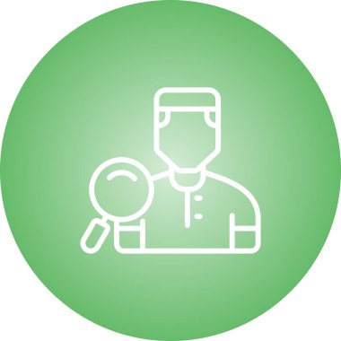 kullanıcı. Web simgesi basit illüstrasyon