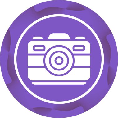 Kamera. Web simgesi basit tasarım