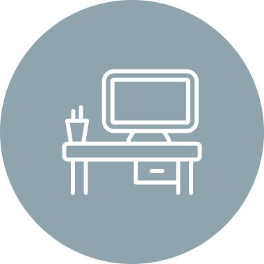 bilgisayar simgesi, vektör illüstrasyonu basit tasarım