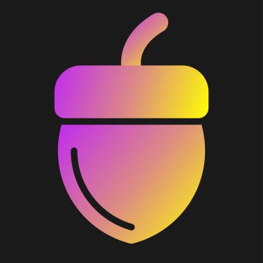 palamut web simgesi basit illüstrasyon