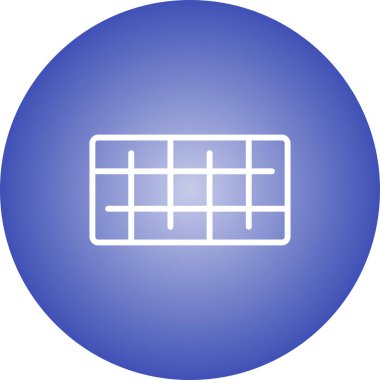 ızgara simgesi, ağ basit illüstrasyon