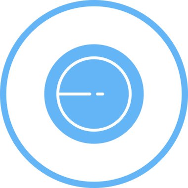 Çember olun. Web simgesi basit tasarım