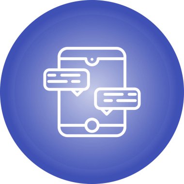 Metin Satır vektörüyle Konuşma Baloncuğu