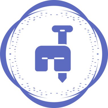 Beyaz Arkaplanda Kablo Simgesi İzole Edildi 