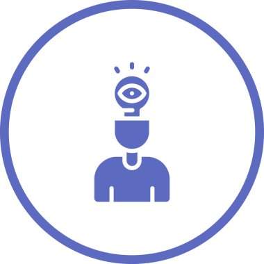 Görsel Düşünme Ağı vektör çizimi