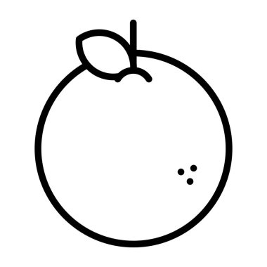 turuncu ağ simgesi, basit illüstrasyon