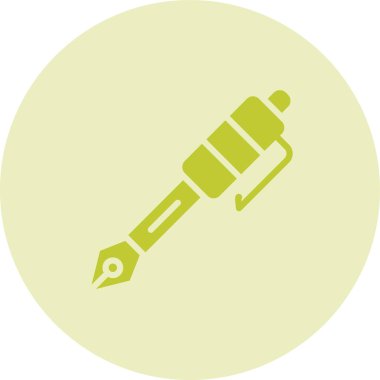  Dolma kalem simge vektör çizim