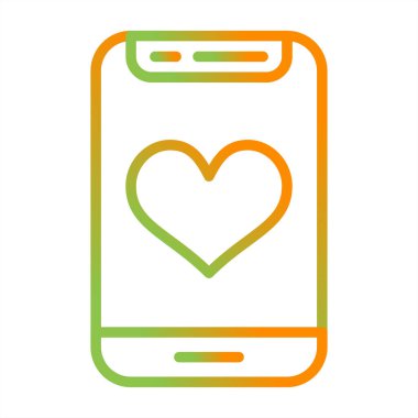 cep telefonu simgesi, vektör illüstrasyonu basit tasarım