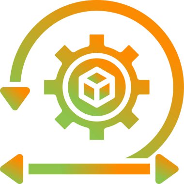  Özyinelemeli Tasarım ikon vektör çizimi 