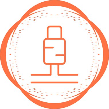  Usb Kablo ağ simgesi vektör illüstrasyonu 