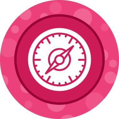 pusula simgesi web basit illüstrasyon