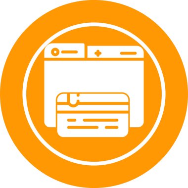 Bir Phishing simgesinin vektör illüstrasyonu 