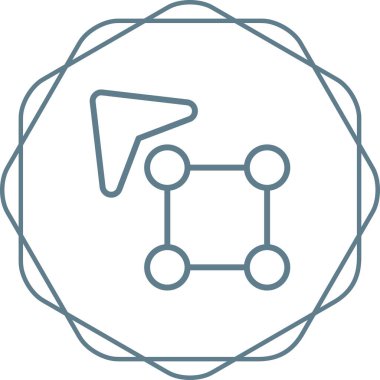 Beyaz Arkaplanda Seçim Simgesi İzole Edildi 