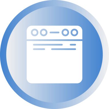 tarayıcı simgesi vektör çizimi tasarımı