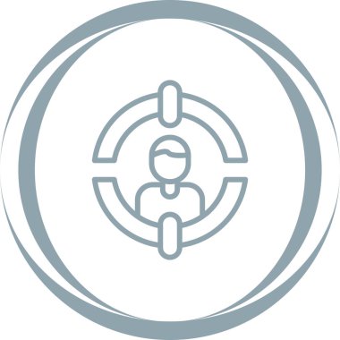 Müşteri Segmentasyon simgesinin vektör illüstrasyonu