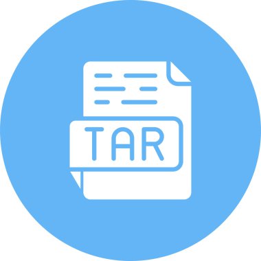 tar dosya biçimi vektör illüstrasyonu