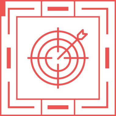 hedef web simge vektör çizim