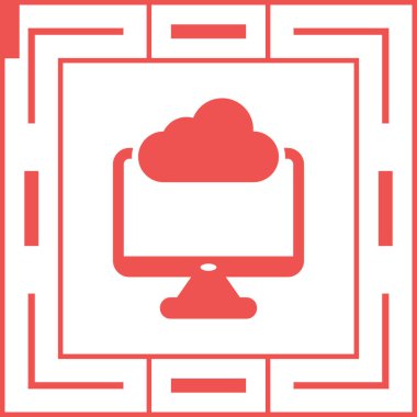 Kenarlık Hesaplama simgesi, vektör illüstrasyonu basit tasarım