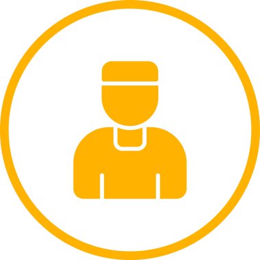 kullanıcı. Web simgesi basit illüstrasyon