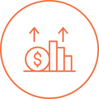 Ekonomi ikonu vektör illüstrasyonu