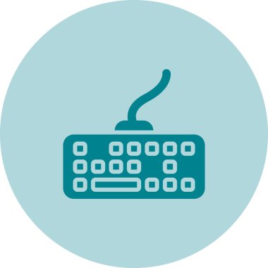 Klavye. Web simgesi basit tasarım