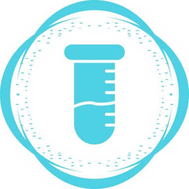 Test Tüneli web simgesi, basit vektör illüstrasyonu