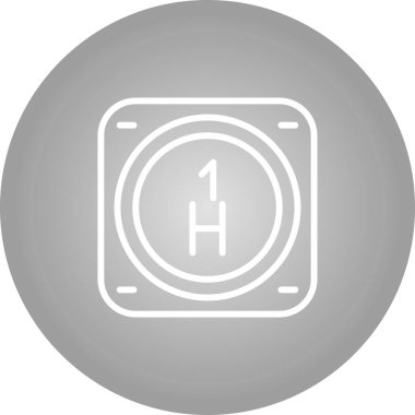 Periyodik tablonun hidrojen kimyasal elementinin web çizimi