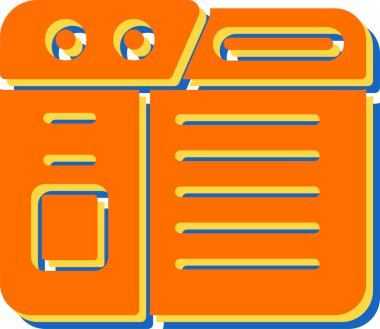 Web sitesi modern simgesinin vektör illüstrasyonu