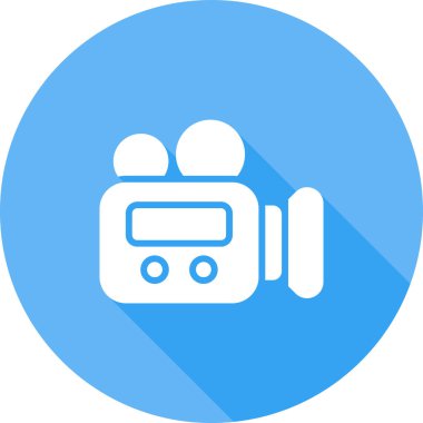 Video kamera simgesi vektör çizim 
