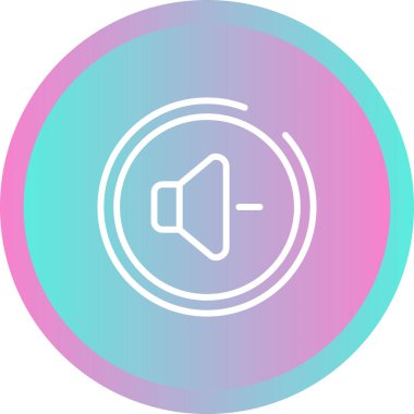 Down Button modern simgesinin vektör illüstrasyonu