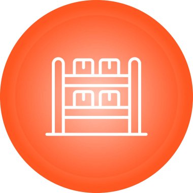 Stok simgesinin vektör illüstrasyonu