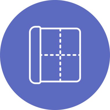 Beyaz Arkaplanda Web Sayfası Kenarlıkları Simgesi İzole Edildi 