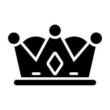 Taç web simge vektör çizim